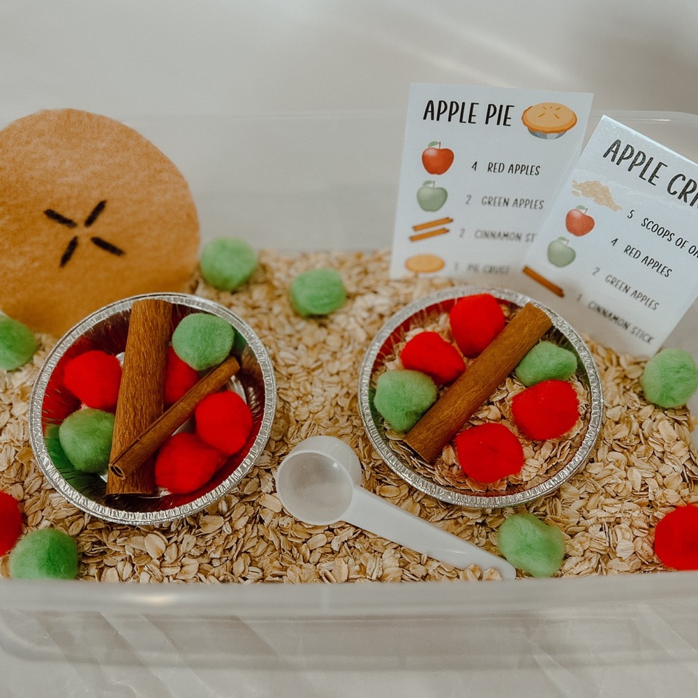 Apple Pie Ready to Play Sensory Bin Kit